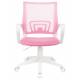 Кресло Бюрократ CH-W695NLT розовый TW-06A TW-13A сетка/ткань крестовина пластик пластик белый. Фото товара с разных ракурсов.