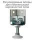 Стеллаж металлический "УНИВЕРСАЛ", 2000х1000х400 мм, УСИЛЕННЫЕ СТОЙКИ, 6 полок, регулируемые опоры, 290349. Фото товара с разных ракурсов.