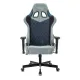 Кресло игровое геймерское Бюрократ VIKING 7 KNIGHT BL FABRIC синий текстиль/эко.кожа крестовина металл. Фото товара с разных ракурсов.